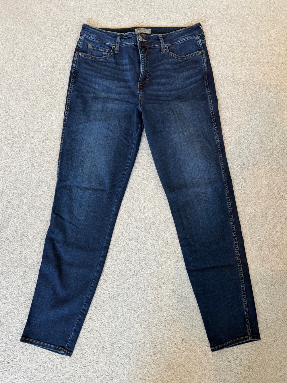 Kut Women's Straight Leg Dark Blue Jeans